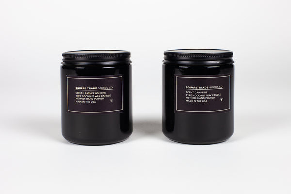 Leather and Smoke Candle 8oz