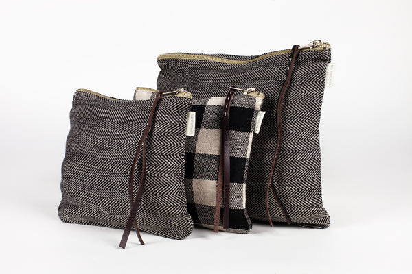 Canna Pouch Black Check (M)
